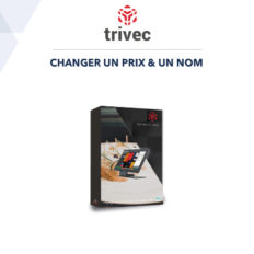 Trivec changer un prix et nom